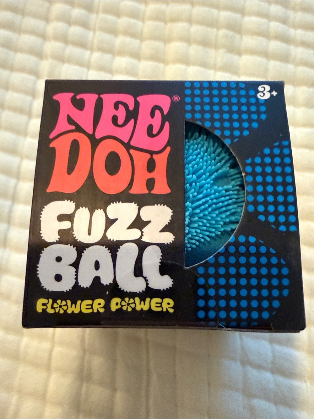 Blue Fuzz Ball - Flower Power Sensory Toy